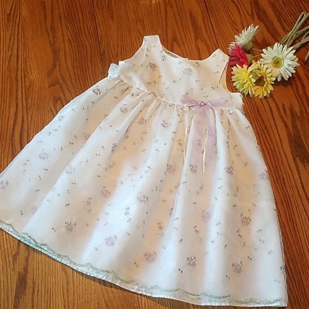 Perfectly Dressed Floral Layered Dress - Size 5